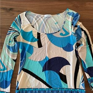 Emilio Pucci Designer Blouse Top XL